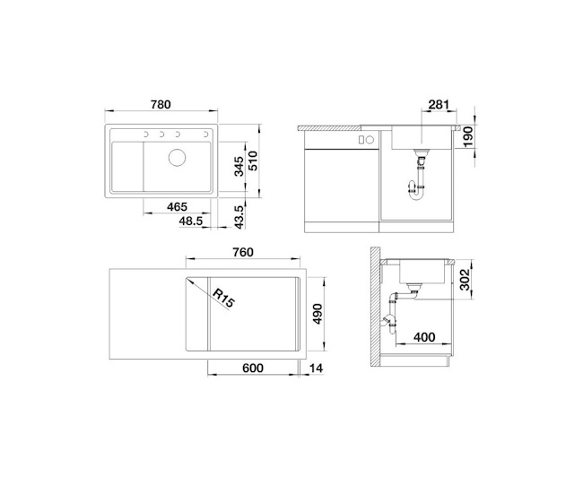  Blanco ZENAR XL 6S Compact 