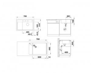  Blanco ZENAR XL 6S Compact  