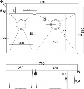 ZORG SH 78-2-51-R BRONZE